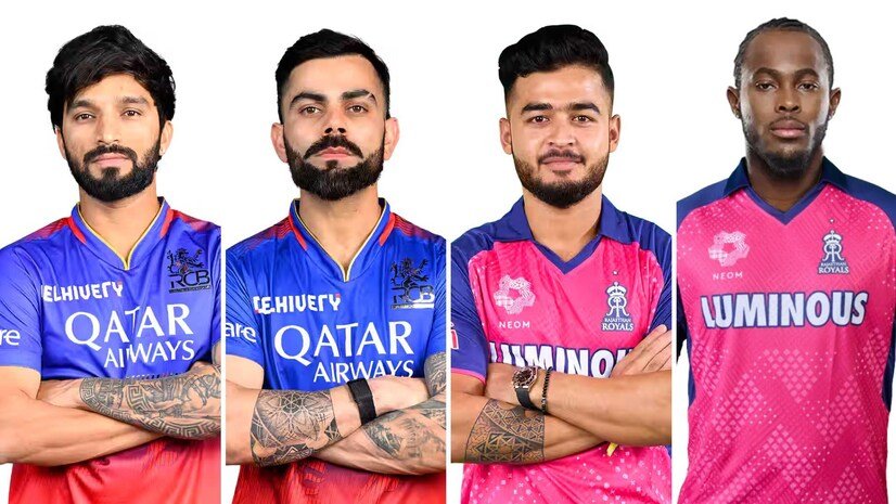 RCB playing 11 vs RR 2025