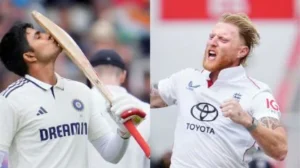 Light blue background with the bold black hashtag "#IndiaVsEngland" centered in sans-serif font.