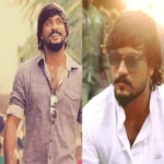 Portrait of Kannada actor Santhosh Balaraj smiling during a public event, wearing a casual outfit, representing his contribution to Sandalwood cinema.
