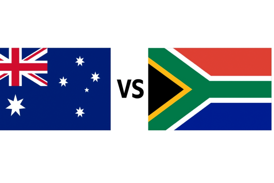 SA score 50/2 powerplay