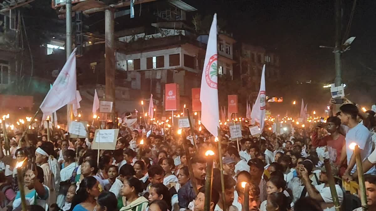 Moran community rally Assam