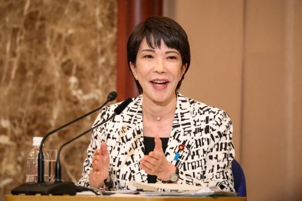 Sanae Takaichi, poised to become Japan’s first-ever woman prime minister.