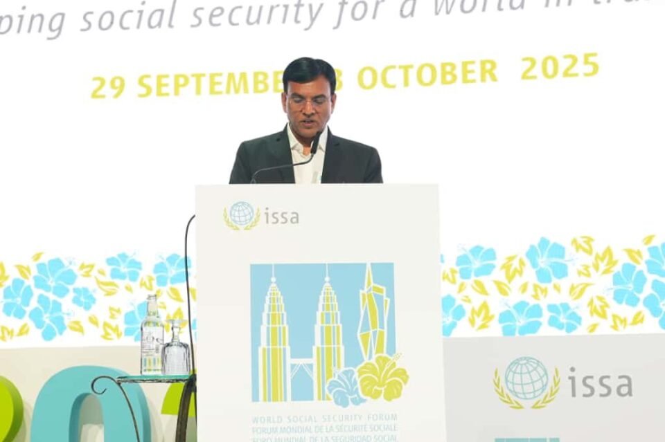 India honoured with ISSA Award 2025 for outstanding social security achievements.